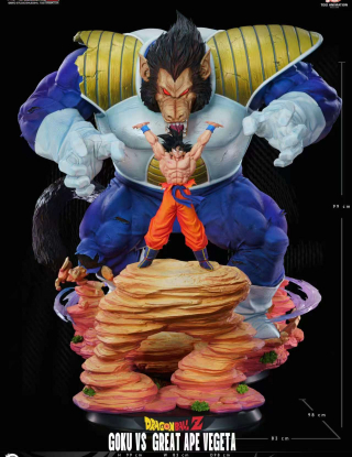 Mô hình RYU Studio - Goku x Great Ape Vegeta