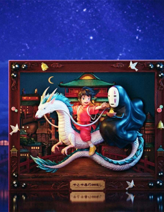 Mô hình Geisha Studio - Chihiro x Haku x No face man