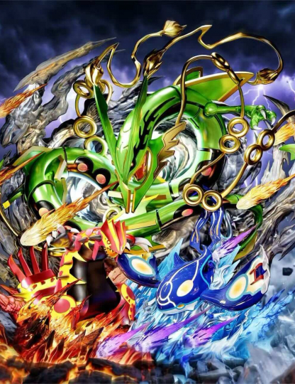 Mô hình EMO Studio - Rayquaza x Groudon x Kyogre