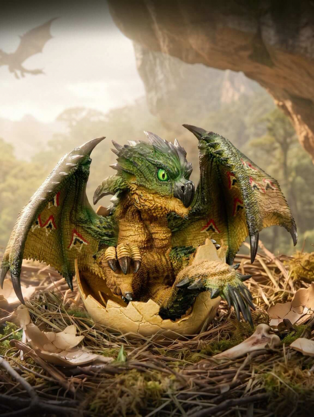 Mô hình Dragon Realm Studio - Rathalos x Azure Rathalos x Silver Rathalos x Rathian x Pink Rathian x Gold Rathian