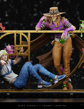 Mô hình Chikara Studio - Gyro Zeppelin x Jonny Joestar
