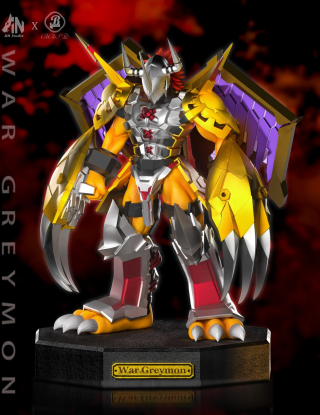 Mô hình AN x BBSD Studio - War Greymon x Black War Greymon