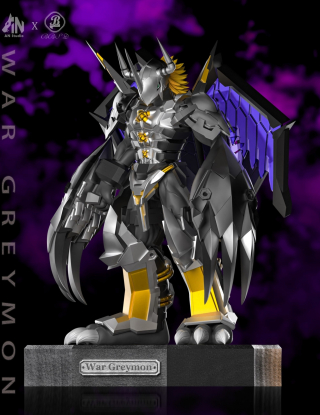 Mô hình AN x BBSD Studio - War Greymon x Black War Greymon
