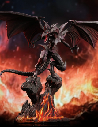 Mô hình Aftershock Studio - Blue-Eyes White Dragon x Red-Eyes Black Dragon