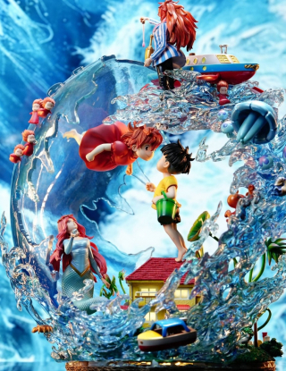 Mô hình OPM Studio - Ponyo x Sosuke