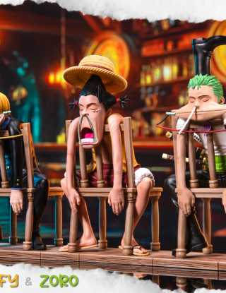 Mô hình Left and Right Studio - Luffy x Zoro x Sanji