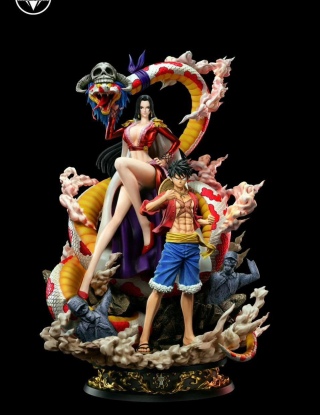 Mô hình Diamond Studio - Luffy x Boa Hancock