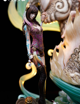 Mô hình JinDouYun x PKking Studio - White Tiger