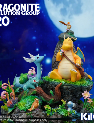 Mô hình KiKo Studio - Dragonite Evolution Set