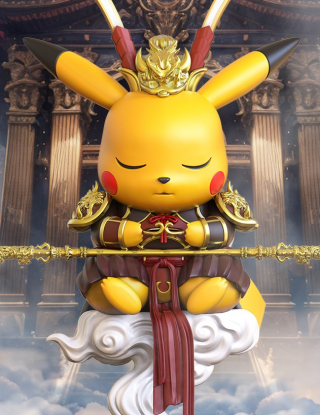 Mô hình​ Huan Zhou Studio - Pikachu cosplay Wukong 