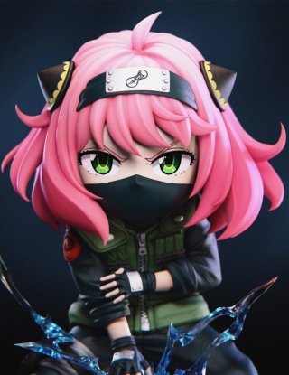 Mô hình Chou Xing Studio - Anya cosplay Kakashi