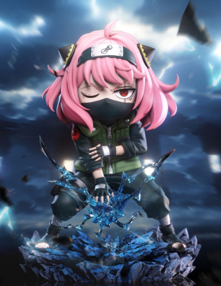 Mô hình Chou Xing Studio - Anya cosplay Kakashi