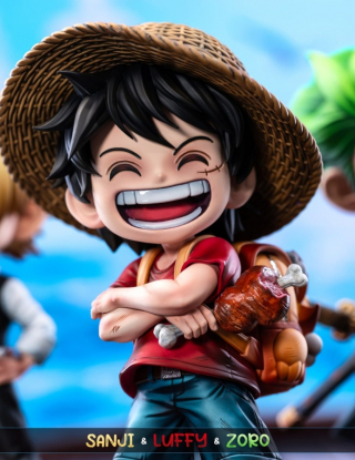 Mô hình Big Feeler x XOX Studio - Luffy x Zoro x Sanji