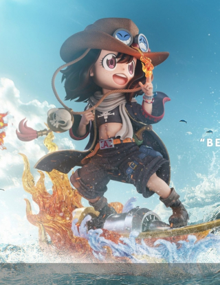 Mô hình Biubiu Studio -Anya cosplay ACE