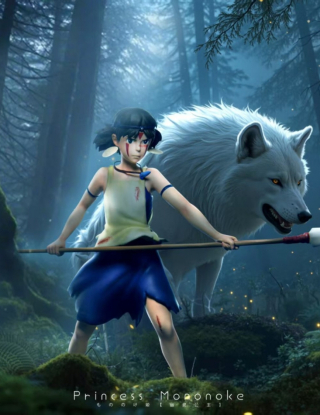 Mô hình Cake Studio - San x Ashitaka