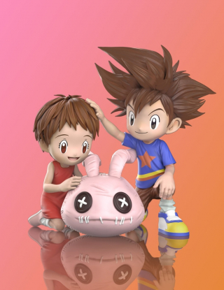 Mô hình DMX Studio - Digimon