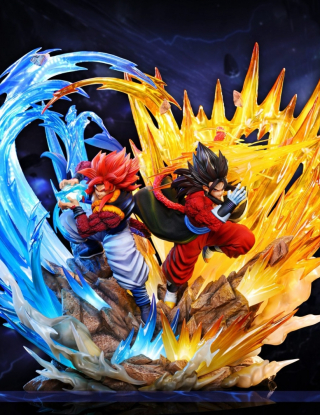 Mô hình Kylin Studio - Gogeta SSJ4 x Vegito SSJ4