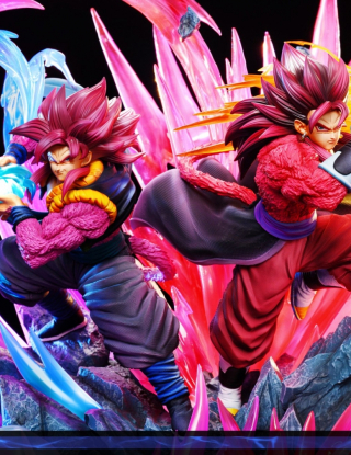 Mô hình Kylin Studio - Gogeta SSJ4 x Vegito SSJ4