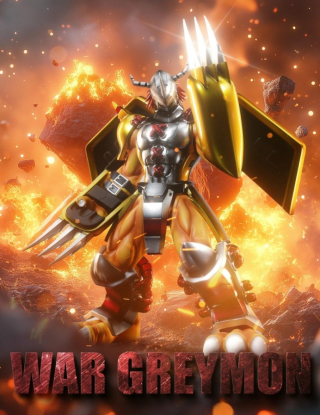 Mô hình QiLiLU Studio - WarGreymon