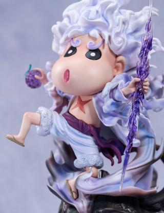 Mô hình Huan Zhuang She Studio - Shin-chan cos Nika Luffy