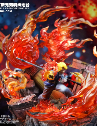 Mô hình Jacksdo Studio - Base ACE x Luffy