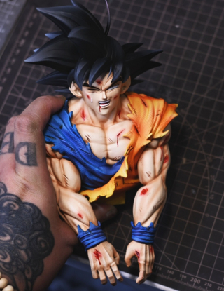 Mô hình Yishou Studio - Broly x Vegeta x Goku-01