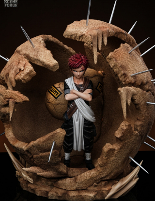Mô hình Scene Forge Studio - Base + Phụ kiện Gaara