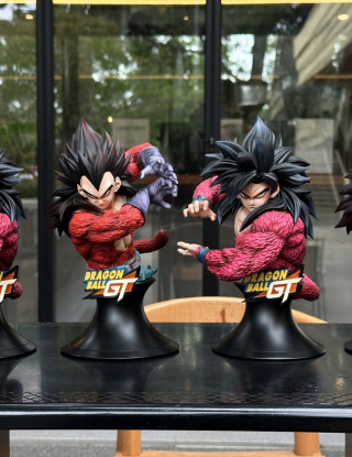 Mô hình RuYun Studio - Goku x Vegeta SSJ4 Bust