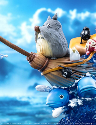 Mô hình Prime 1 Studio (bản quyền) - Totoro x Calcifer x Ponyo