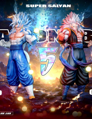 Mô hình Tiangong Kaiwu x TuTu Work Shop Studio - Gogeta x Vegito
