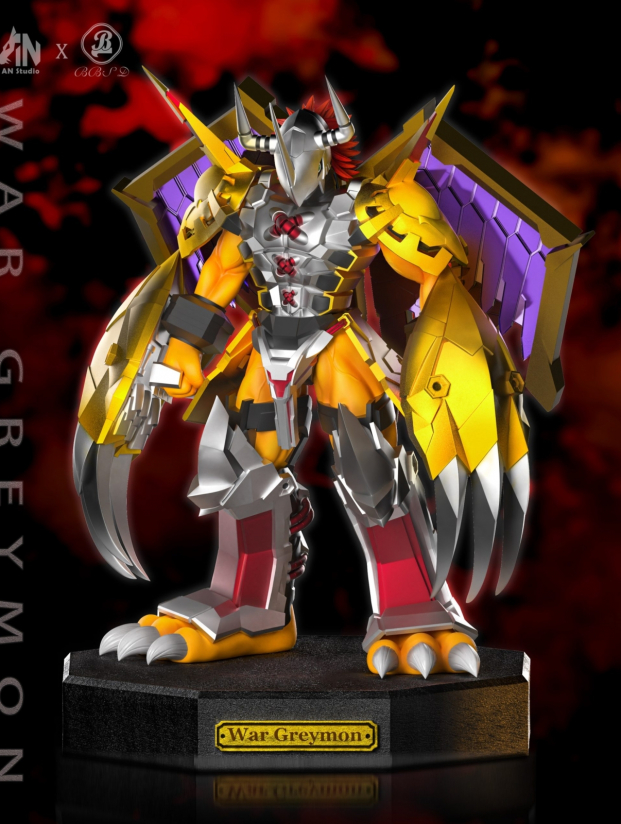 Mô hình AN x BBSD Studio - War Greymon x Black War Greymon