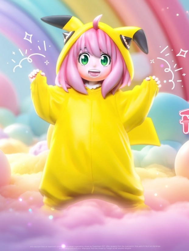 Mô hình Huan Zhuang She x Wu Yu Studio - Anya cosplay Pikachu