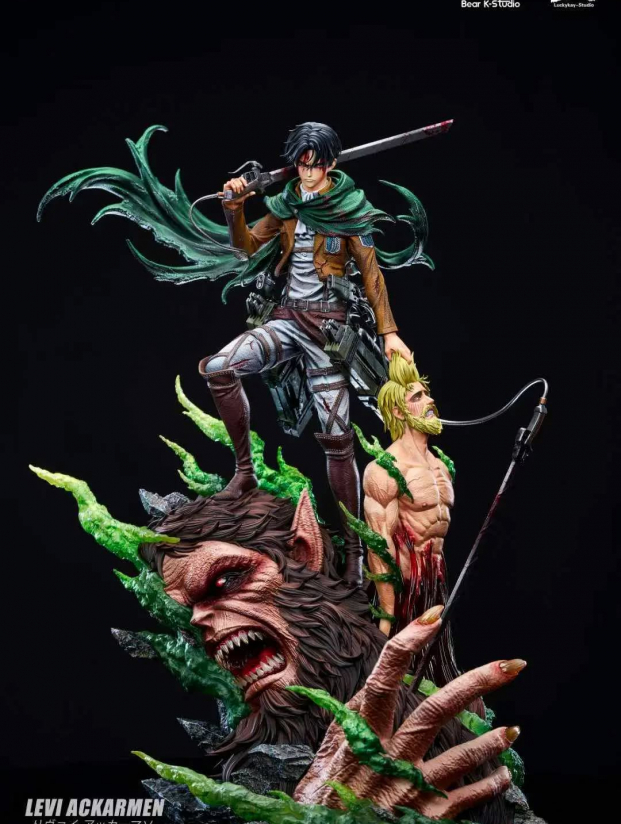 Mô hình Bear K x LuckyKay Studio - Levi Ackerman