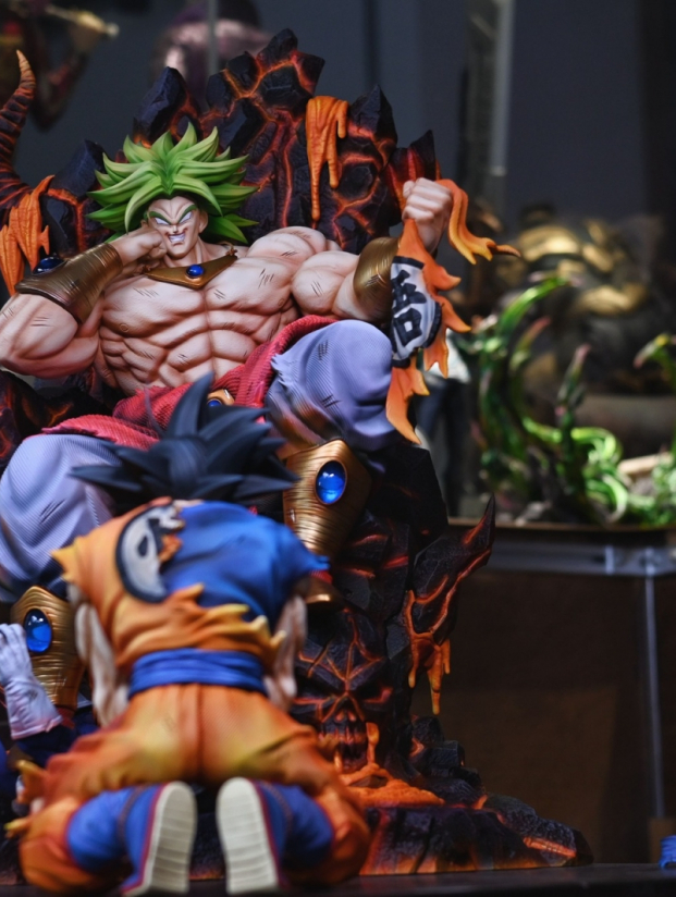 Mô hình Yishou Studio - Broly x Vegeta x Goku-01