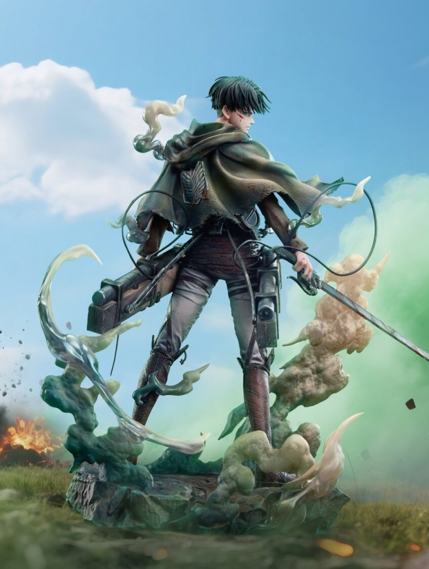 Mô hình Crimson Studio - Levi AckerMan