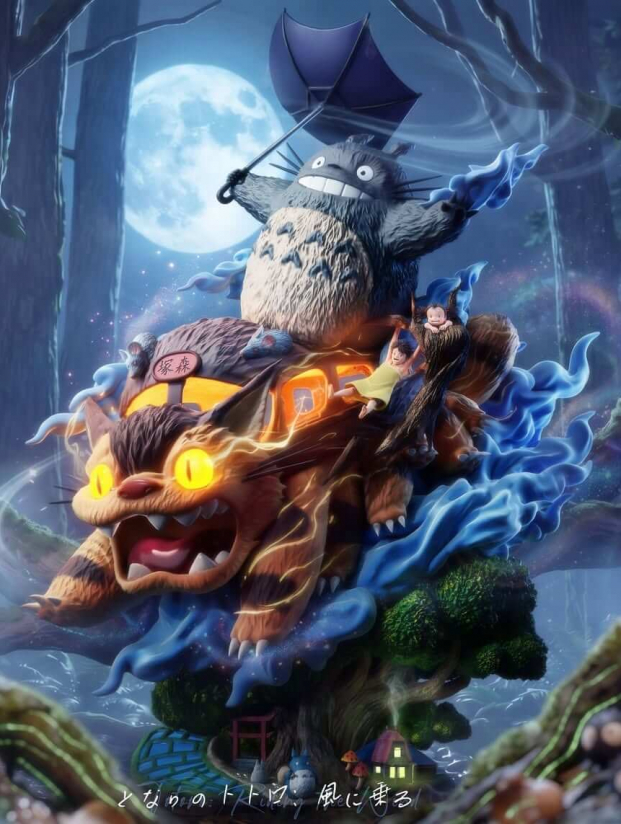 Mô hình Seven Studio - Totoro x Catbus