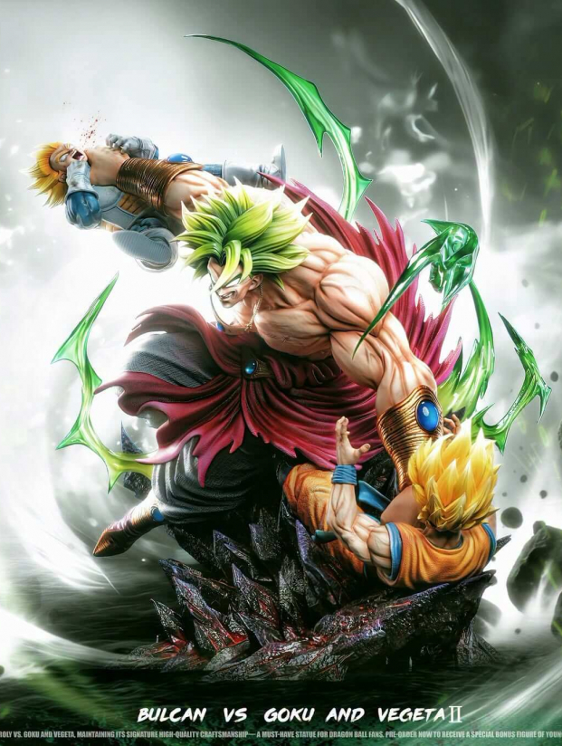 Mô hình YiShou Studio - Broly x Goku x Vegeta