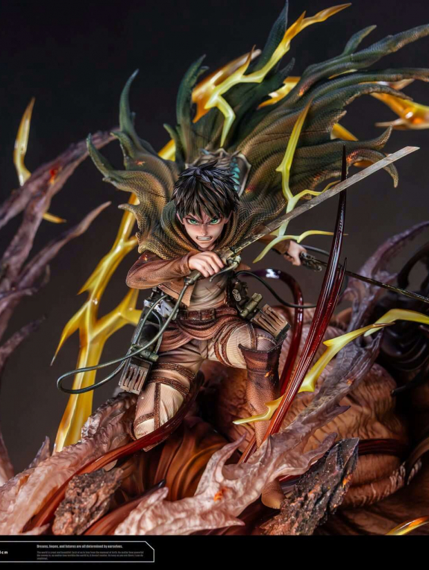 Mô hình Hertz Studio - Eren Attack Titan X Mikasa X Female Titan